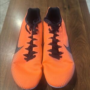Nike Bright Orange Running Shoes with Black Details